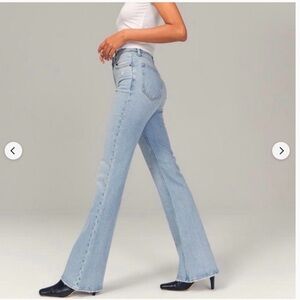 Abercrombie Ultra High Rise 70s Vintage Flare Jean